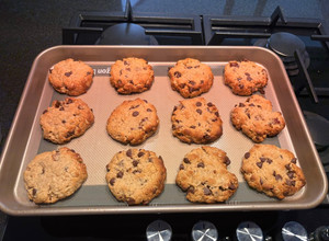 Una foto de Galletitas de avena y mantequilla de maní con sal
