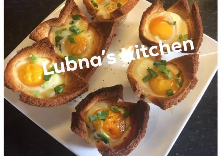 Recipe of Ultimate Egg and Toast Cups