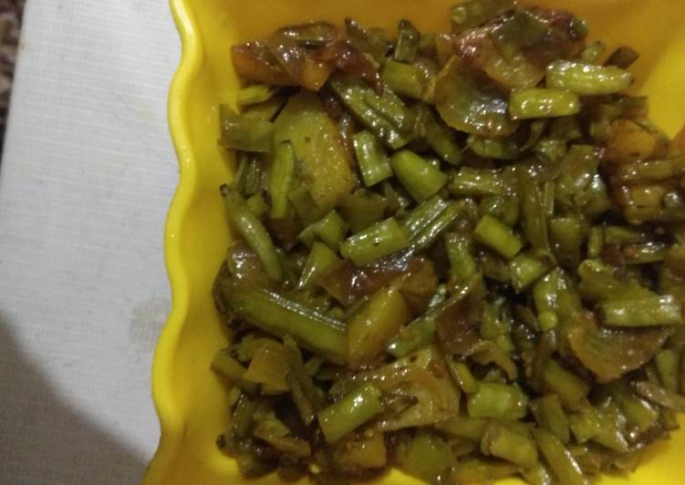 How to Prepare Any-night-of-the-week Gawar fali ki sabji