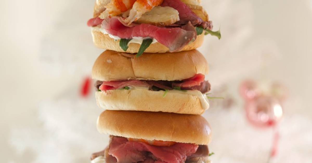 Roast beef burger 🍔 🧚‍♀️ Receta de Sara PA Cookpad