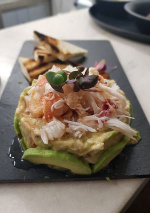 O poză a rețetei Guacamole.