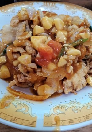 Foto resep Kakap Fillet Goreng Tepung Dengan Saus Apel Asam Manis