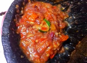 Foto resep Sambal terasi jeruk limau