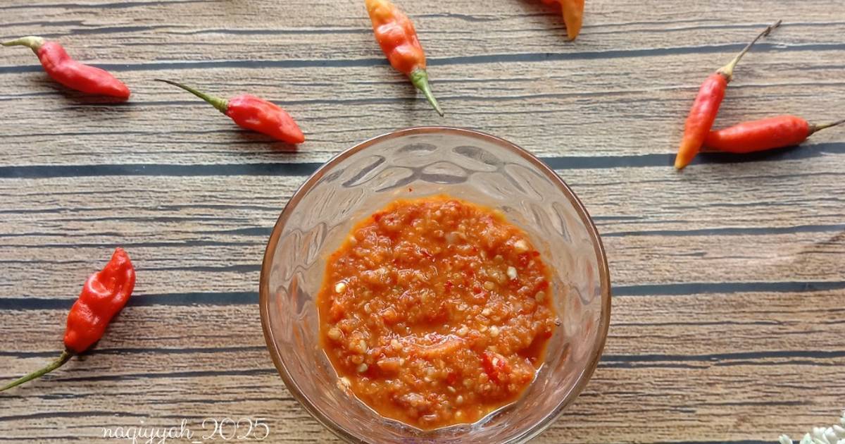 Resep 1103 Sambal Soto, Bakso, Mie Ayam Dll Paling Praktis dan Simple