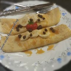 A picture of 🍳🌯British Pancakes🌯🍳.