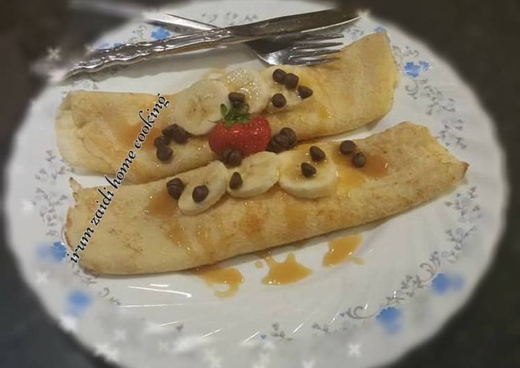 Simple Way to Prepare Quick 🍳🌯British Pancakes🌯🍳