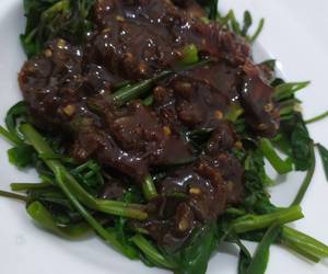 Resep mudah Rujak Kangkung Praktis Enak