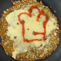 A picture of Broccoli oats Pizza.