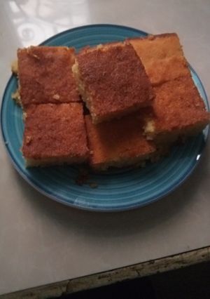 صورة لوصفة بسبوسة لقهوة العشية