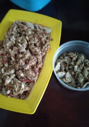 Foto resep Sambel tempe teri goreng