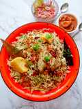 Omani Qabuli / Omani Pilau (versi ayam)