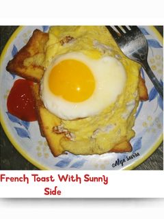 Foto resep French Toast with sunny side
