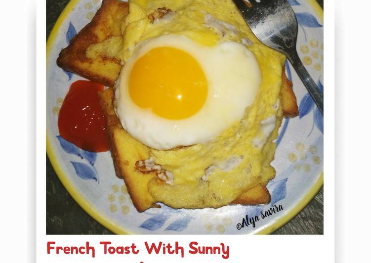 Cara Gampang Membuat French Toast with sunny side yang Lezat Sekali
