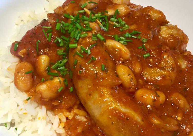 Sausage & Cannellini Bean Casserole With Paprika 🇪🇸??