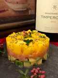 Tartare avocado salmone e mango