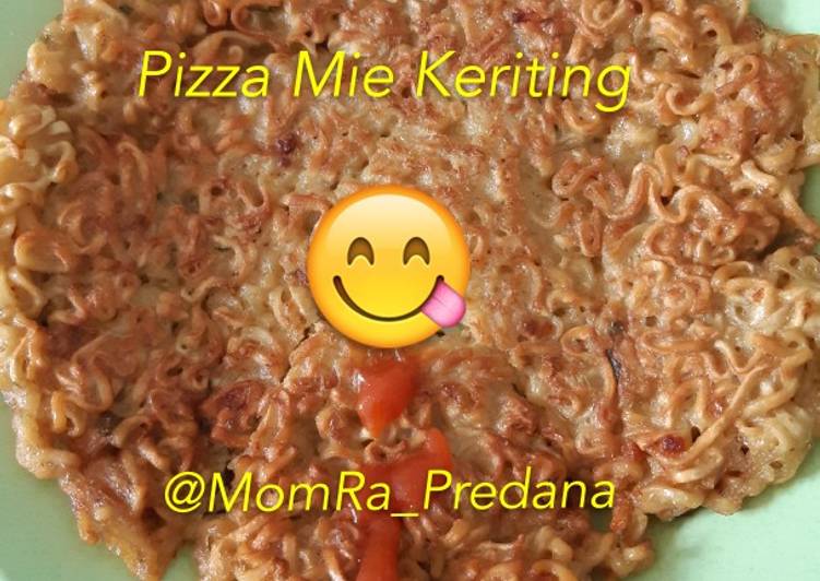 Langkah Mudah untuk Menyiapkan 8.Pizza Mie Keriting yang Bikin Ngiler