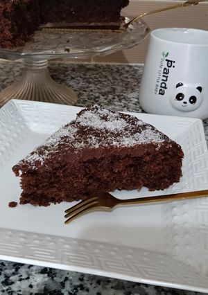 صورة لوصفة كيكة الماء المغلي بالشوكولا