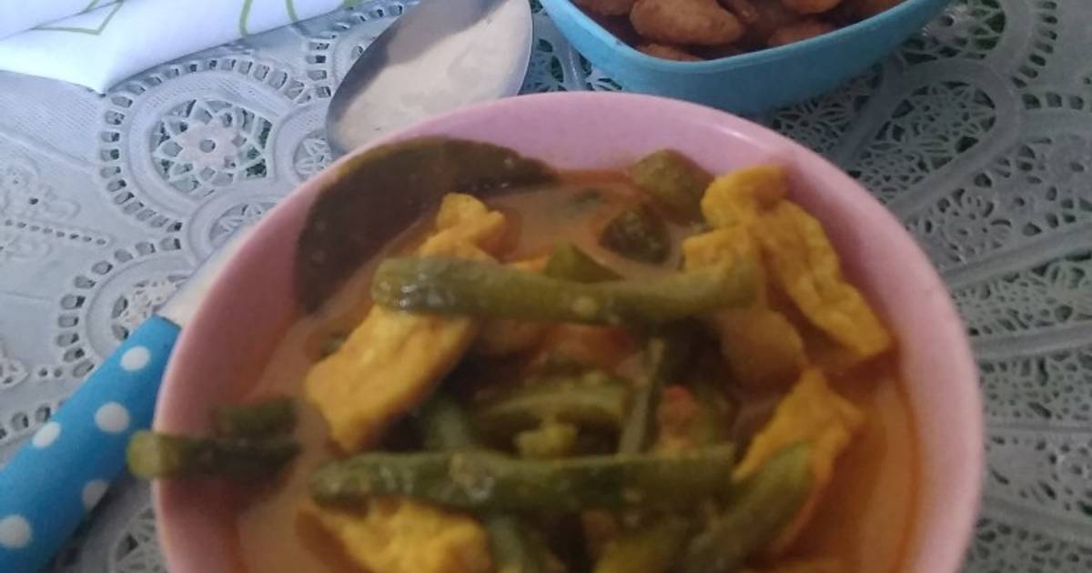  Resep  Sayur Lodeh Kacang Panjang  dan Tahu  oleh Oliveia 