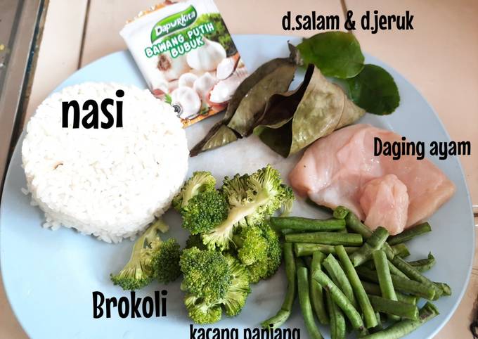 MpAsi bubur ayam, brokoli,kacang panjang 6-12 m