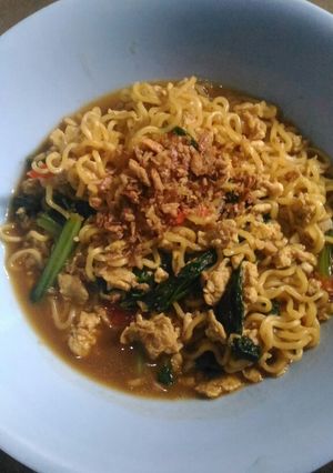 Foto resep Indomie Nyemek ala Burjonan/Warmindo