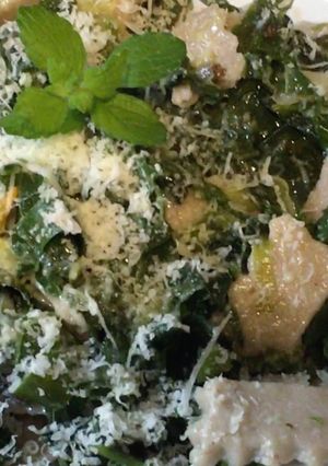 Una foto de Cocina sin gluten: Pizzoccheri alla valtellinese (pasta fresca casera) reinterpretados