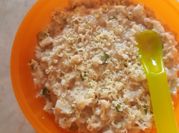 Gambar oatmeal asin