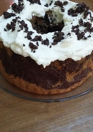 Una foto de Budín marmolado con aceite