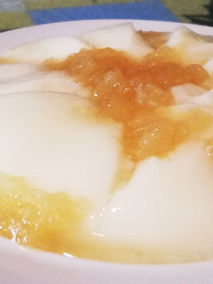 Una foto de Natilla de Maizena con Mermelada de Piña