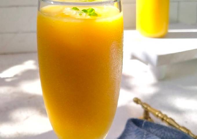 Cara membuat Jus Mangga Yakult Madu Cara membuat Jus Mangga Yakult Madu