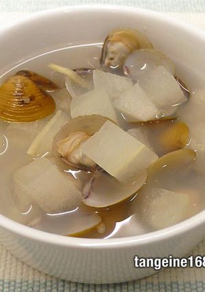 A picture of Winter Melon and Clam Soup ＊Easy Clam Soup 6＊.