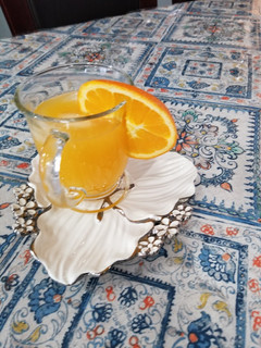 A picture of Fresh orange juice.