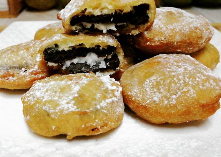 Fried oreos