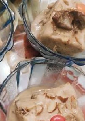 A picture of Chocolate Icecream.