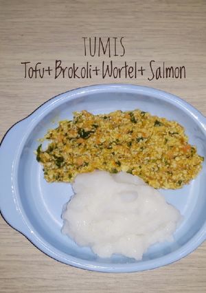 Foto resep Mpasi Tumis Sayuran Salmon