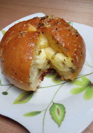 Foto resep Korean Garlic Cheese Bread