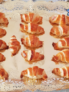 Una foto de Crusanes rellenos de jamón y queso