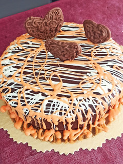 Una foto de Tarta de Brownie de chocolate con nueces
