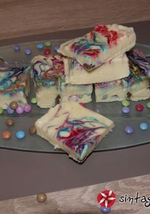 Φωτογραφία της συνταγής Fudge ουράνιο τόξο