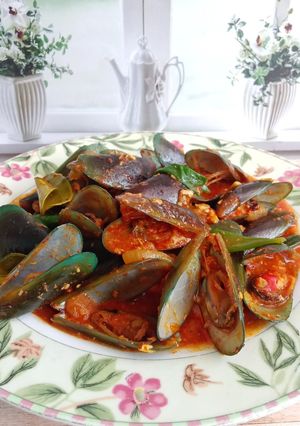 Foto resep Kerang Hijau Asam Manis