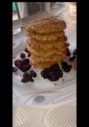 Una foto de Galletitas de avena y pasas de uvas