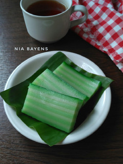 Foto resep Kue lapis sagu pandan (#pr_lapistradisional)