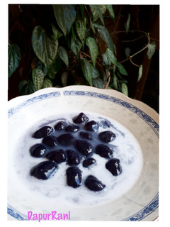 Foto resep Jenang Grendul (biji salak) Ubi Ungu