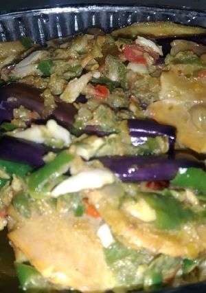 Foto resep Jengkol Batokok sambel Ijo dengan Terong Ungu