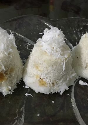 Foto resep Kue Dongkal mini / Kue Berkel (kue beras & kelapa isi gula merah)