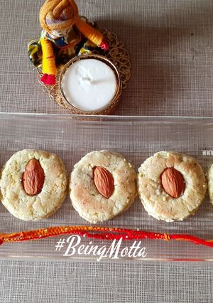 A picture of Badam-Pista Puri.