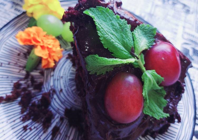 Recipe of Quick Tarta de chocolate y Vino tinto