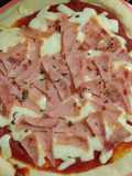 Pizza casera sin levadura