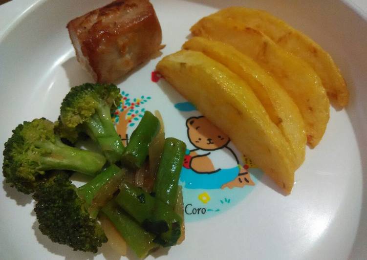 Resep Day. 151 Tuna Panggang dan Tumis Brokoli (10 month+) Lezat