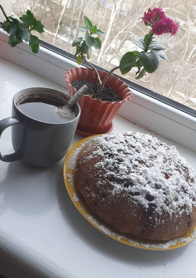 🍊Персиковий пиріг (в мультиварці)