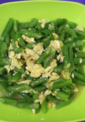 Foto resep Tumis buncis telur orak arik